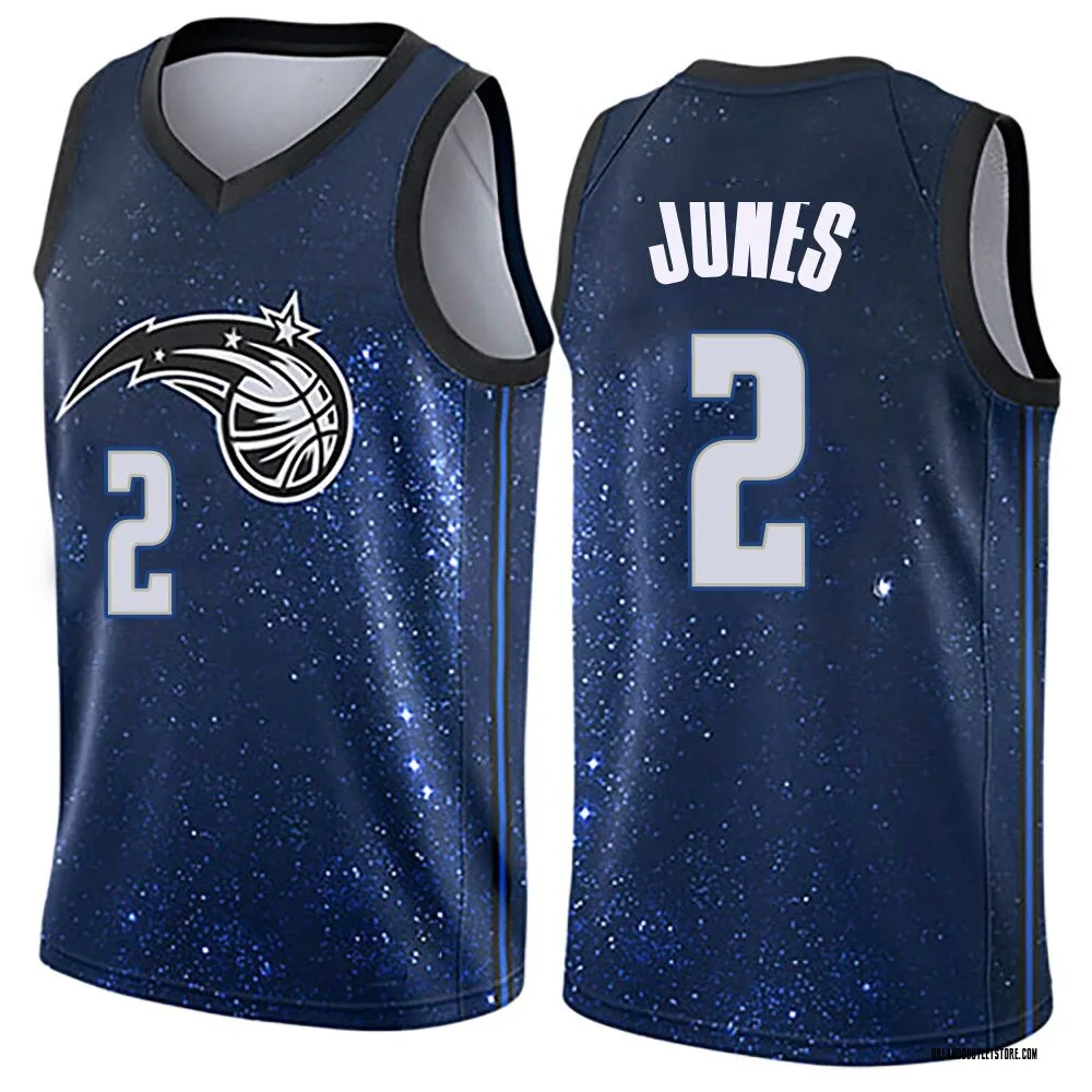 Blue Tyus Jones Men's Swingman Orlando Magic Jersey - City Edition
