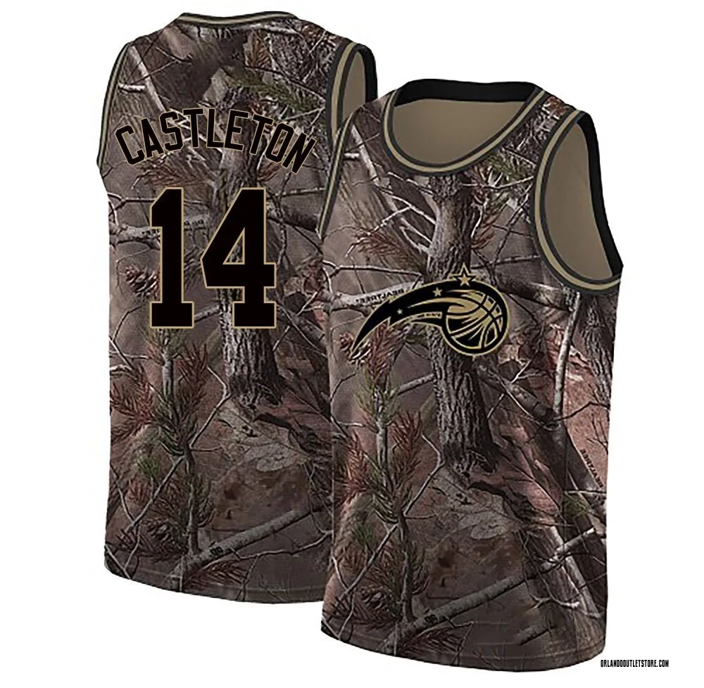 Camo Colin Castleton Youth Swingman Orlando Magic Realtree Collection Jersey