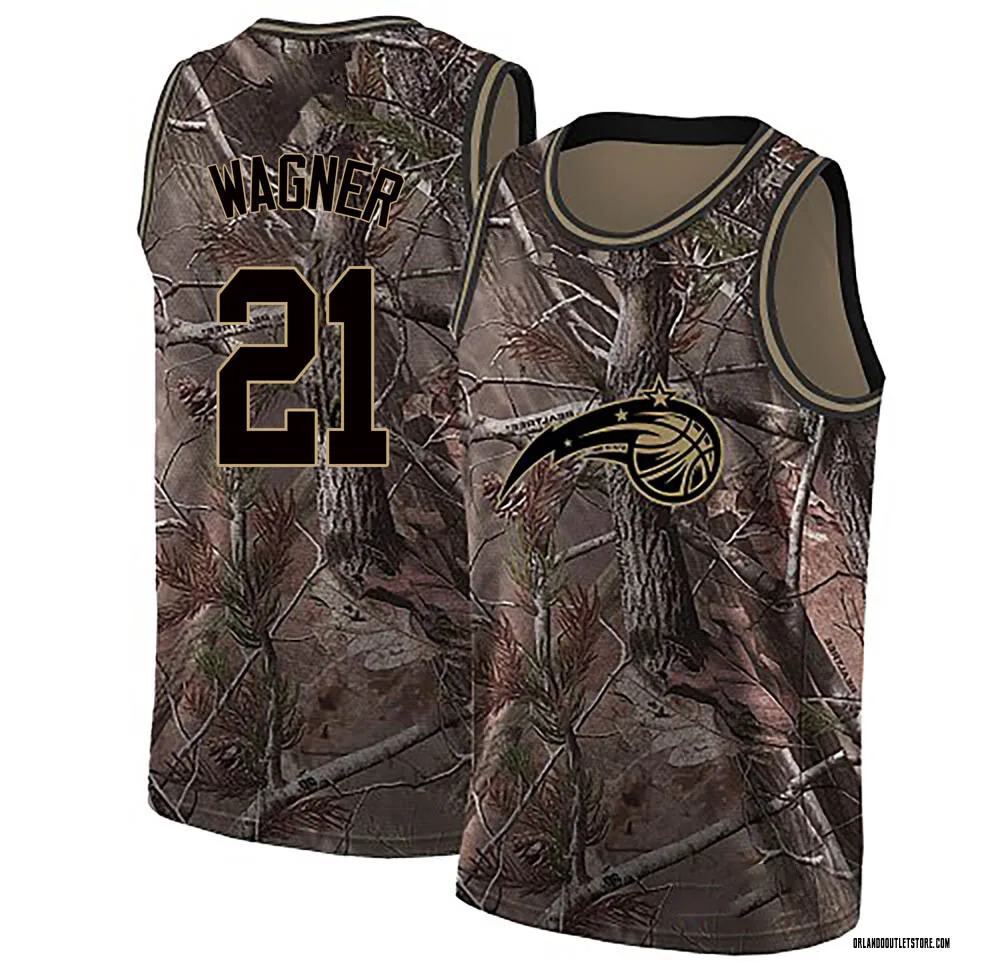 Camo Moritz Wagner Men's Swingman Orlando Magic Realtree Collection Jersey