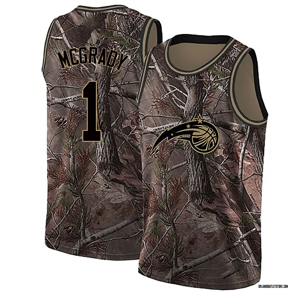 Camo Tracy Mcgrady Men's Swingman Orlando Magic Realtree Collection Jersey