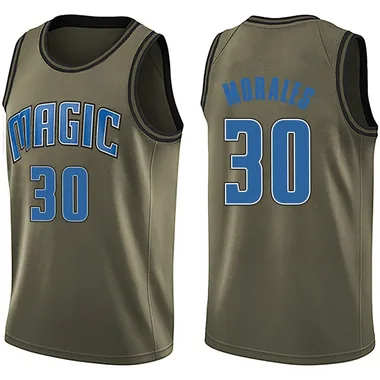 Green Alex Morales Men's Swingman Orlando Magic Salute to Service Jersey