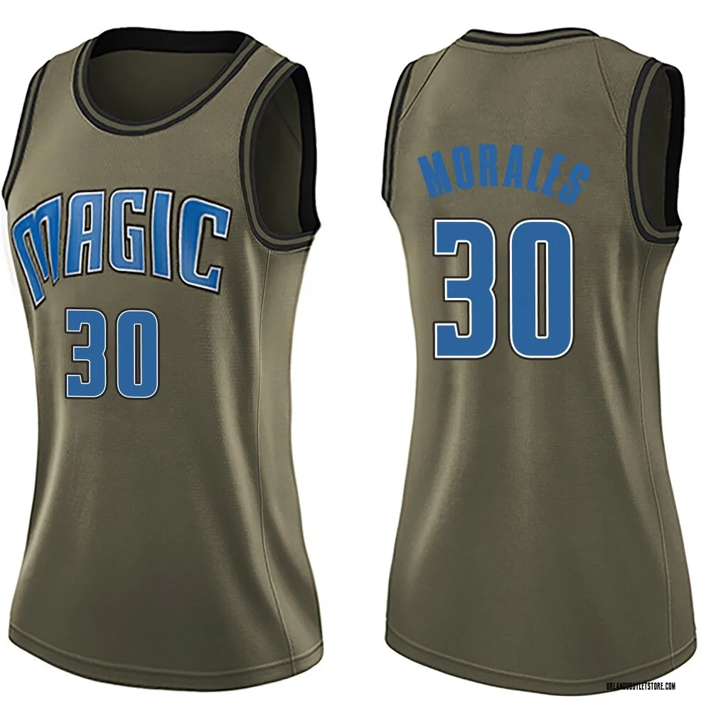 Green Alex Morales Women's Swingman Orlando Magic Salute to Service Jersey