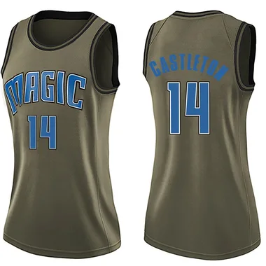 Green Colin Castleton Women's Swingman Orlando Magic Salute to Service Jersey