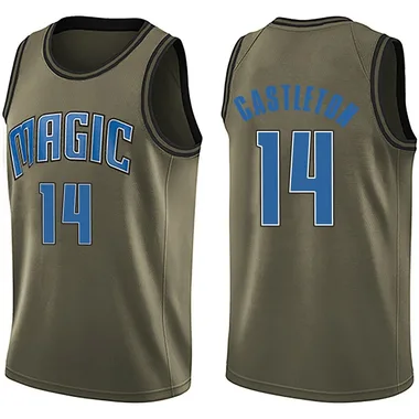 Green Colin Castleton Youth Swingman Orlando Magic Salute to Service Jersey