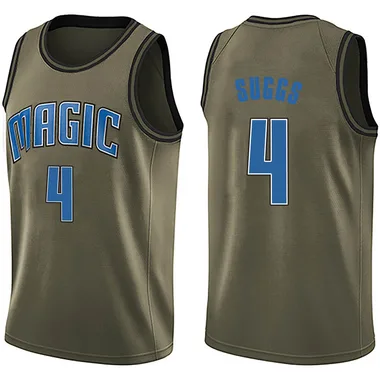 Green Jalen Suggs Men's Swingman Orlando Magic Salute to Service Jersey