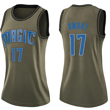 Green Javonte Smart Women's Swingman Orlando Magic Salute to Service Jersey