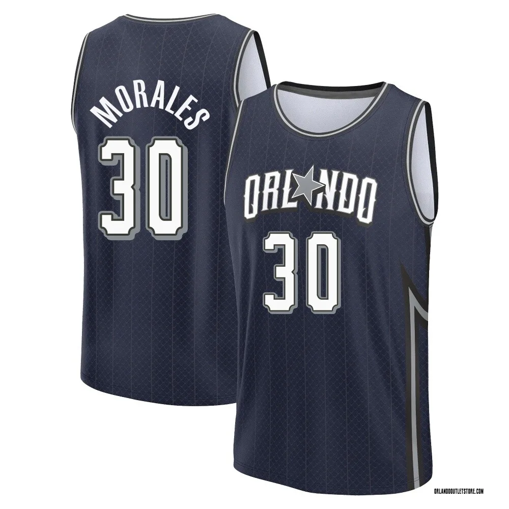 Navy Alex Morales Men's Fast Break Orlando Magic 2023/24 City Edition Jersey