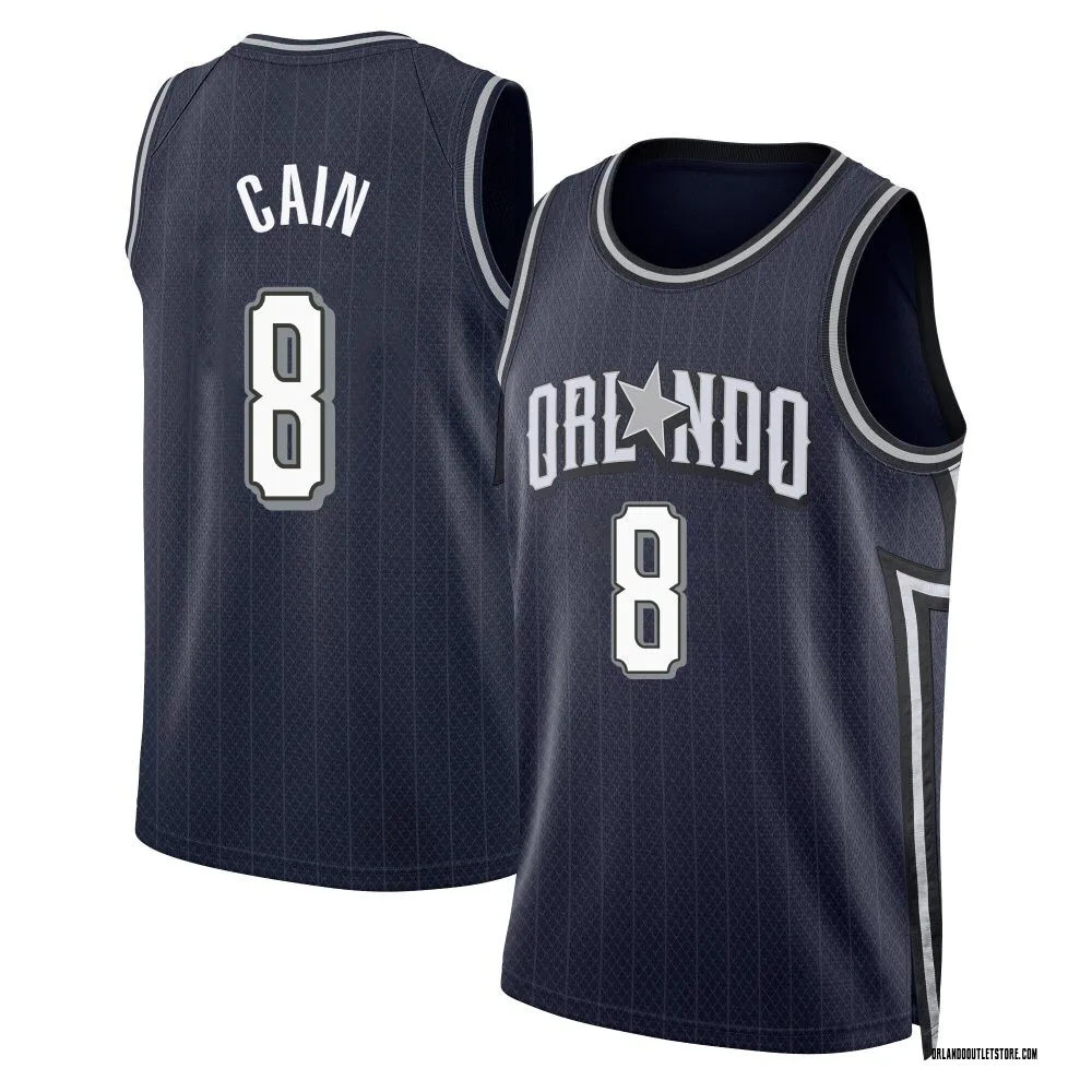 Navy Jamal Cain Youth Swingman Orlando Magic 2023/24 City Edition Jersey