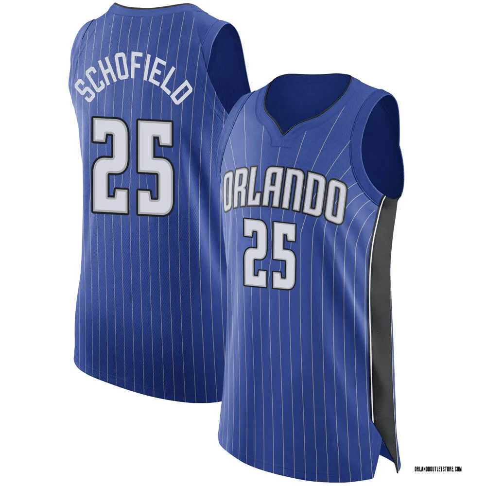 Royal Admiral Schofield Men's Authentic Orlando Magic Jersey - Icon Edition