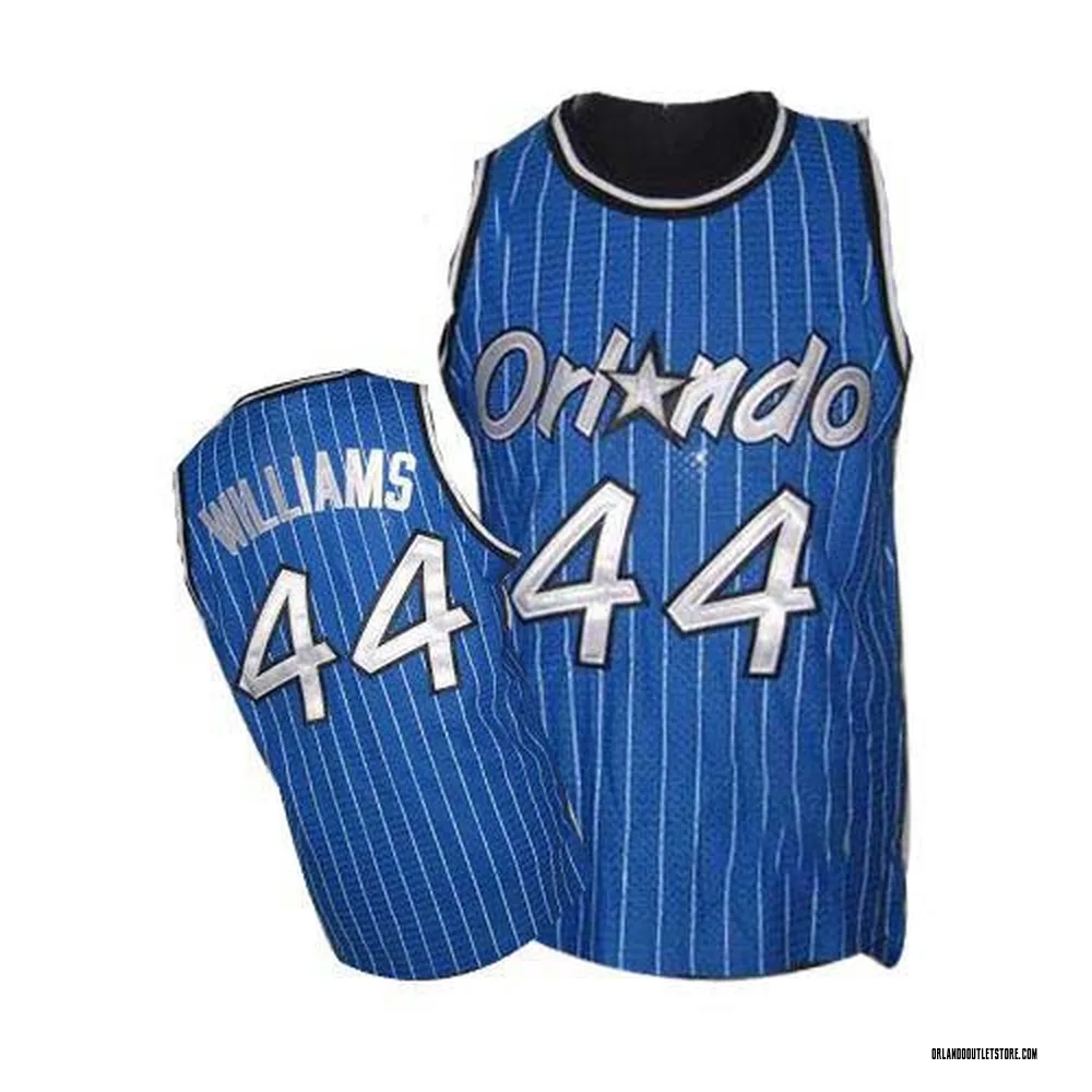 Royal Blue Jason Williams Men's Authentic Orlando Magic Throwback Jersey