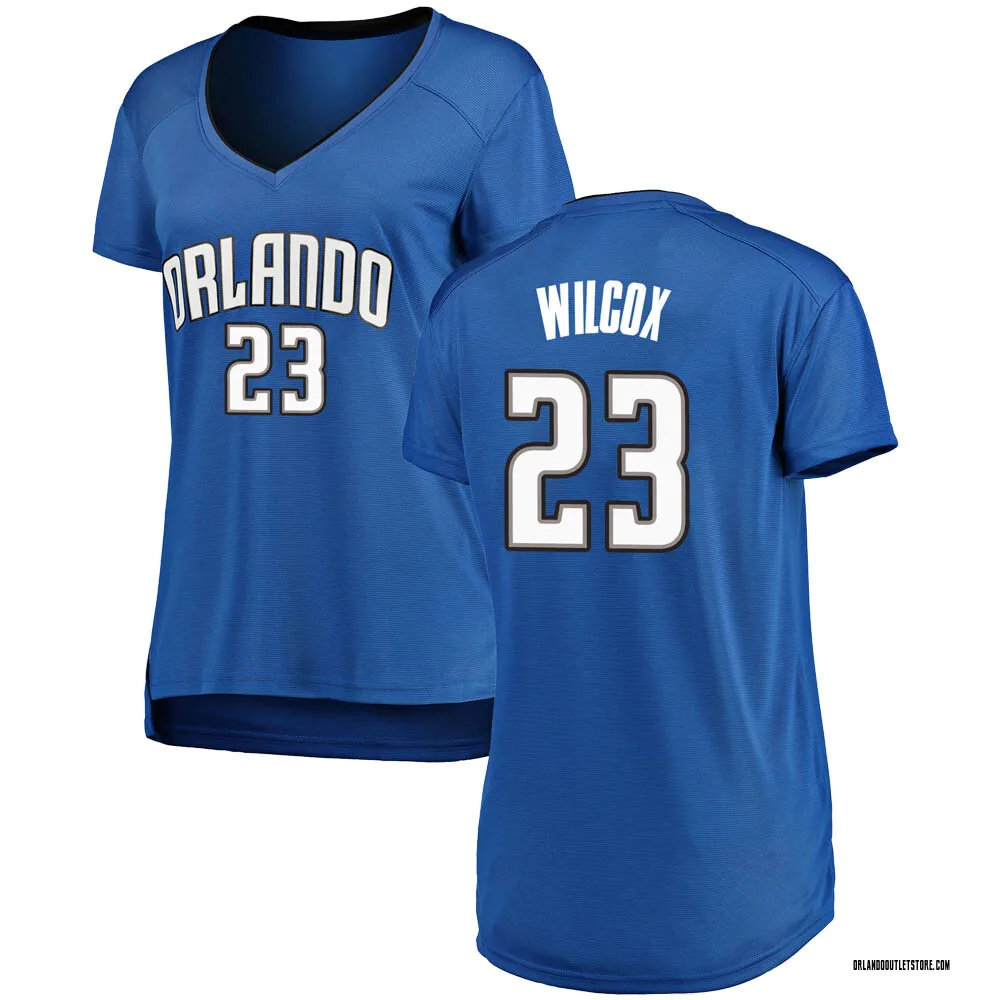 Royal C.J. Wilcox Women's Fast Break Orlando Magic Jersey - Icon Edition