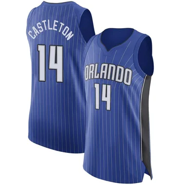 Royal Colin Castleton Men's Authentic Orlando Magic Jersey - Icon Edition