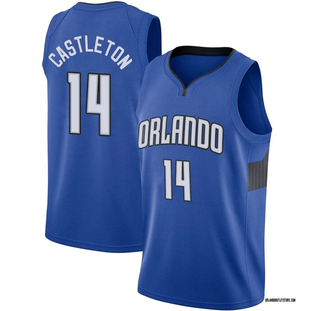 Royal Colin Castleton Youth Swingman Orlando Magic 2020/21 Jersey - Statement Edition