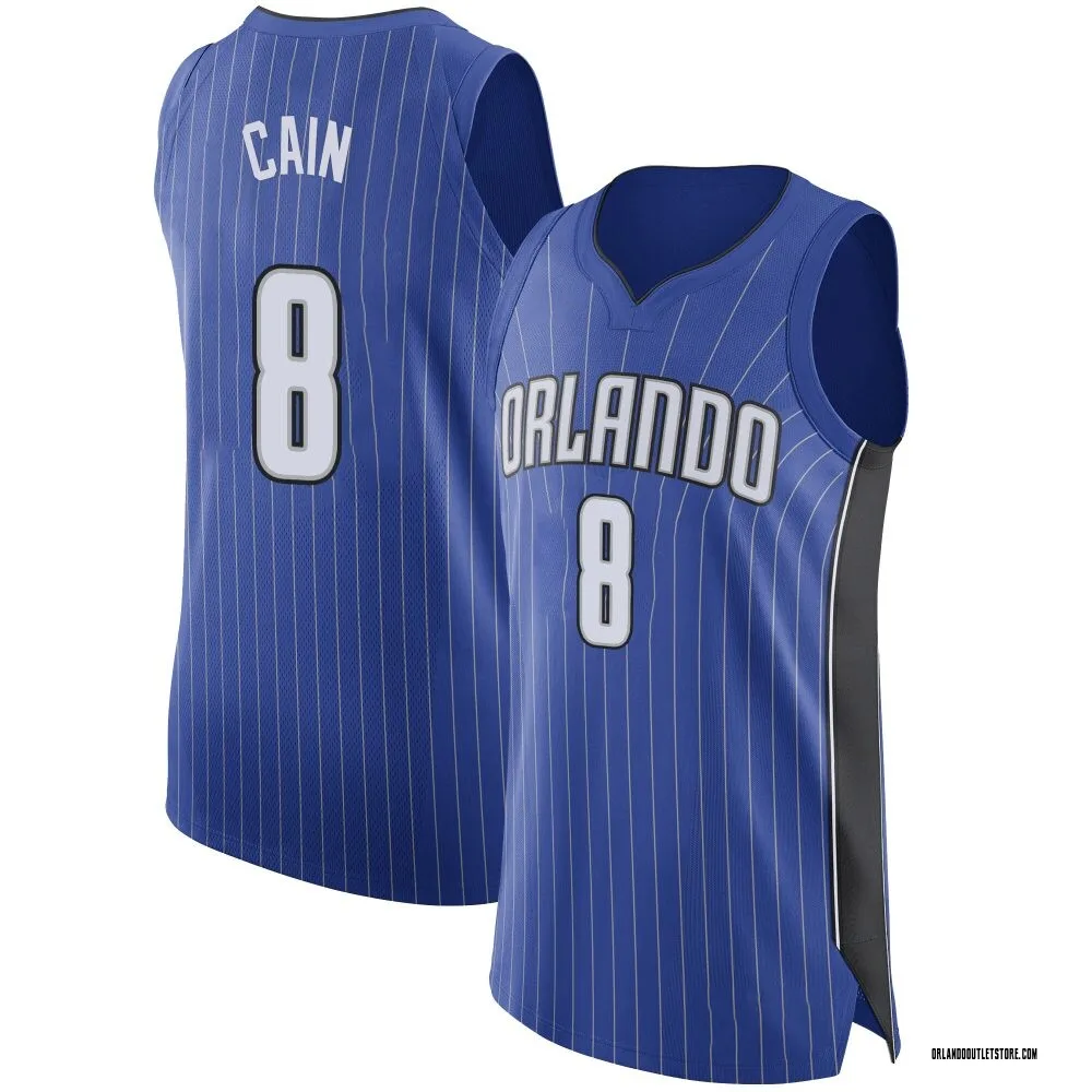 Royal Jamal Cain Men's Authentic Orlando Magic Jersey - Icon Edition
