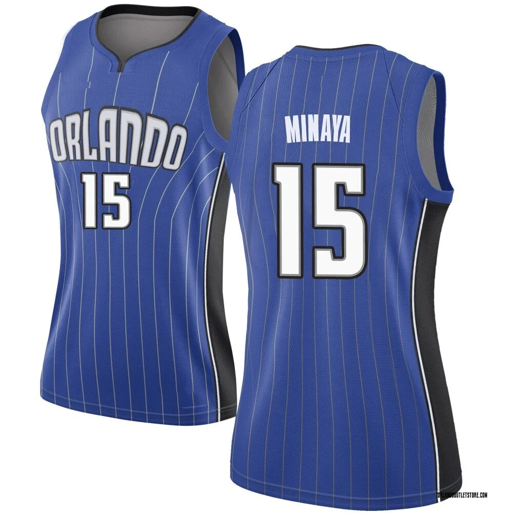 Royal Justin Minaya Women's Swingman Orlando Magic Jersey - Icon Edition