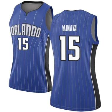 Royal Justin Minaya Women's Swingman Orlando Magic Jersey - Icon Edition
