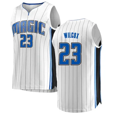 White C.J. Wilcox Men's Fast Break Orlando Magic Jersey - Association Edition