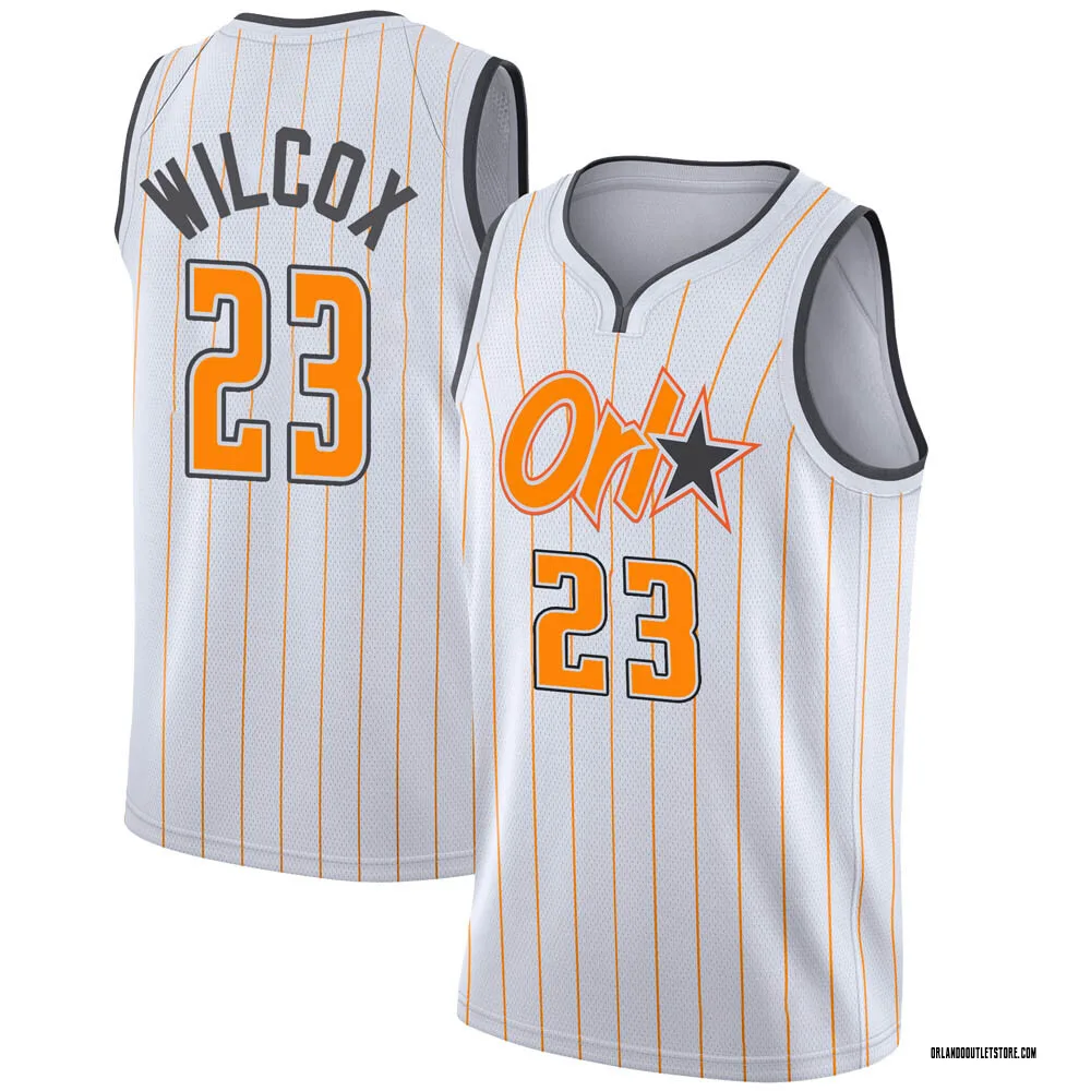 White C.J. Wilcox Men's Swingman Orlando Magic 2020/21 Jersey - City Edition