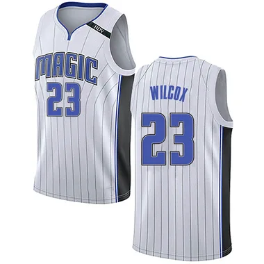 White C.J. Wilcox Men's Swingman Orlando Magic Jersey - Association Edition