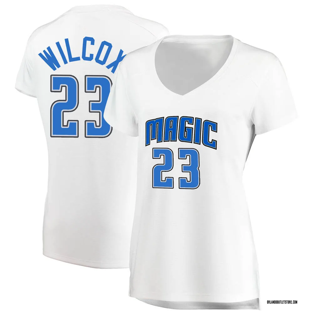 White C.J. Wilcox Women's Fast Break Orlando Magic Jersey - Association Edition