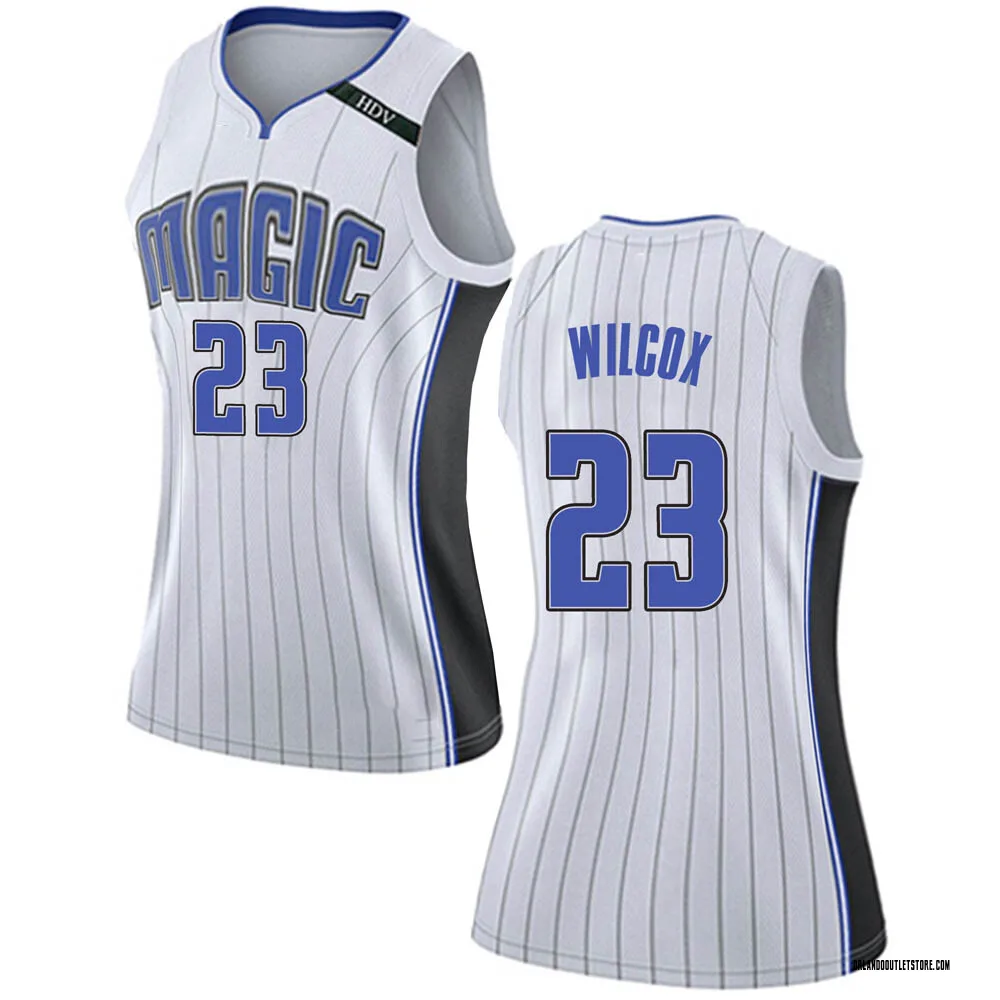 White C.J. Wilcox Women's Swingman Orlando Magic Jersey - Association Edition