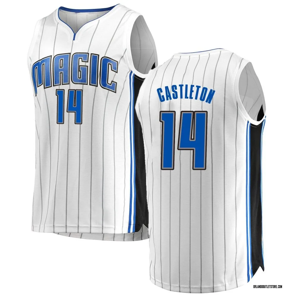 White Colin Castleton Youth Fast Break Orlando Magic Jersey - Association Edition