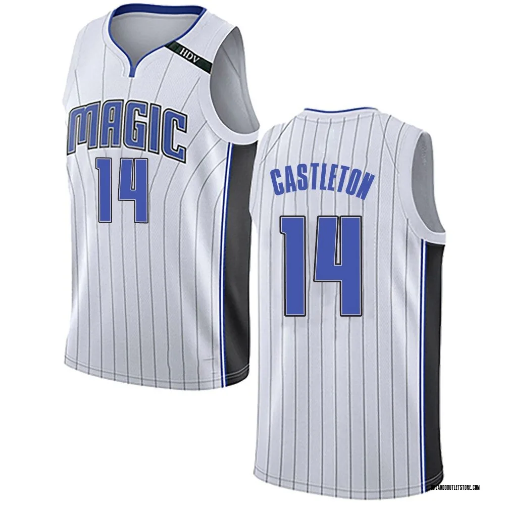 White Colin Castleton Youth Swingman Orlando Magic Jersey - Association Edition