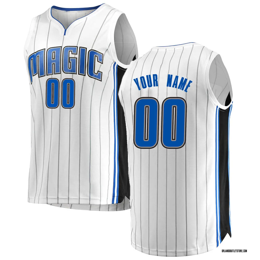 White Custom Youth Fast Break Orlando Magic Jersey - Association Edition