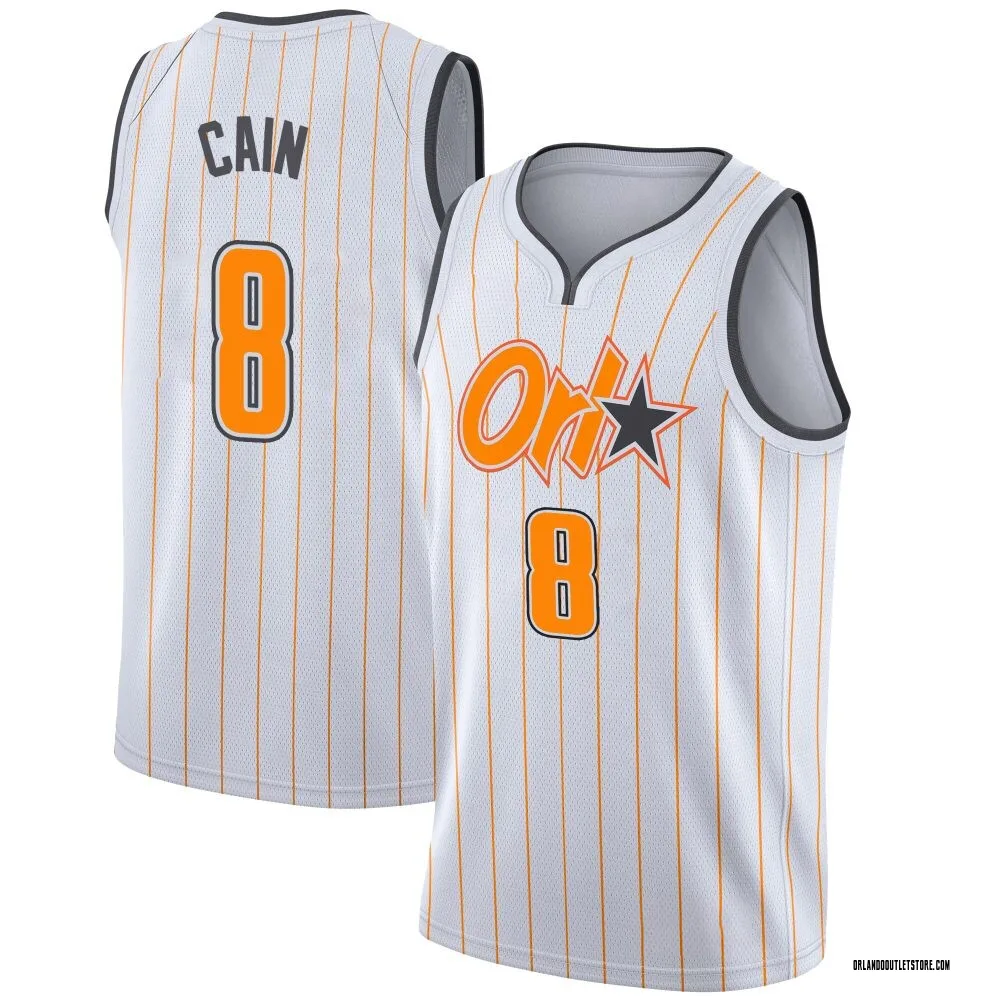 White Jamal Cain Men's Swingman Orlando Magic 2020/21 Jersey - City Edition