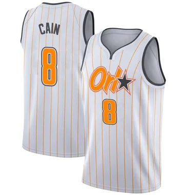 White Jamal Cain Men's Swingman Orlando Magic 2020/21 Jersey - City Edition