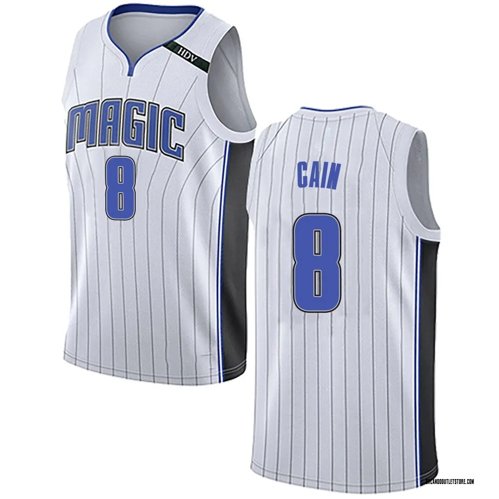 White Jamal Cain Men's Swingman Orlando Magic Jersey - Association Edition