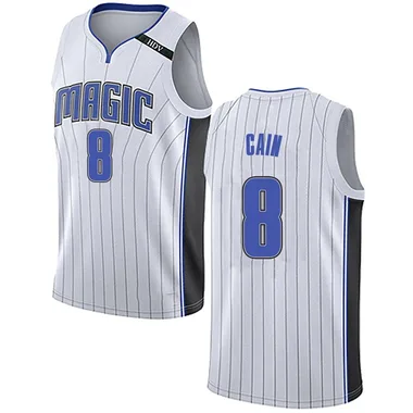 White Jamal Cain Men's Swingman Orlando Magic Jersey - Association Edition