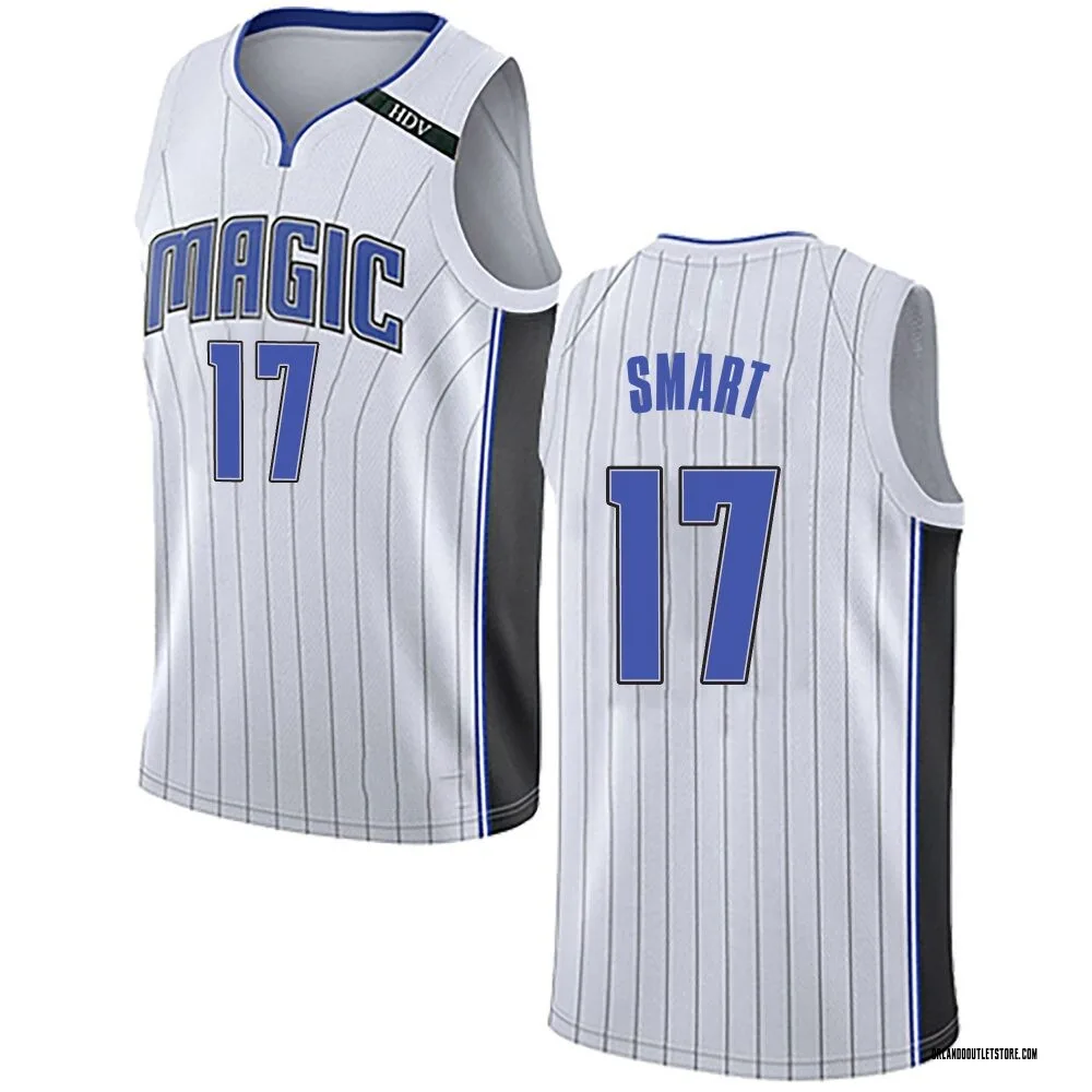 White Javonte Smart Men's Swingman Orlando Magic Jersey - Association Edition