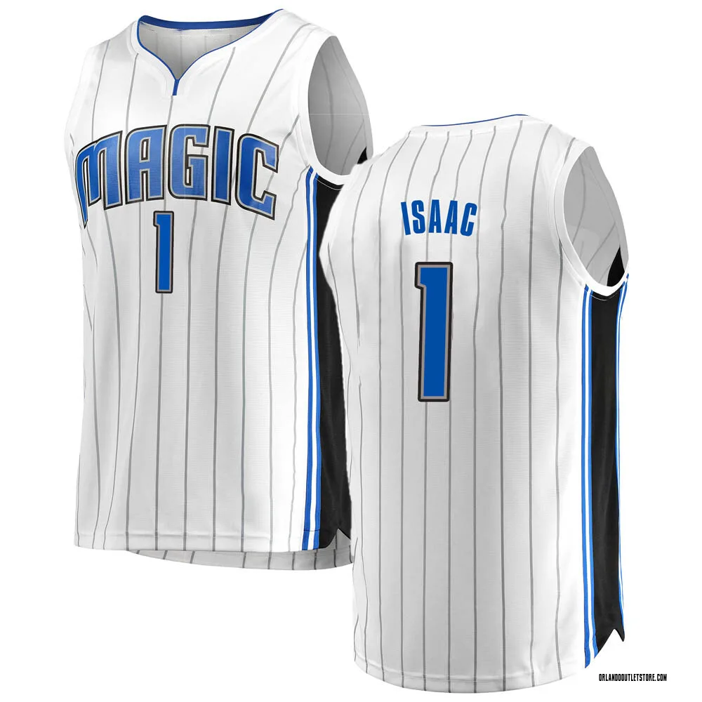 White Jonathan Isaac Men's Fast Break Orlando Magic Jersey - Association Edition