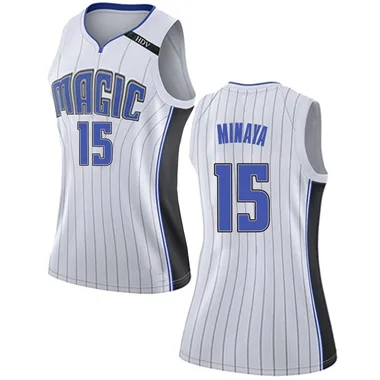 White Justin Minaya Women's Swingman Orlando Magic Jersey - Association Edition