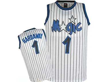 White Penny Hardaway Men's Authentic Orlando Magic Throwback Jersey