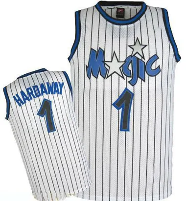 White Penny Hardaway Men's Authentic Orlando Magic Throwback Jersey