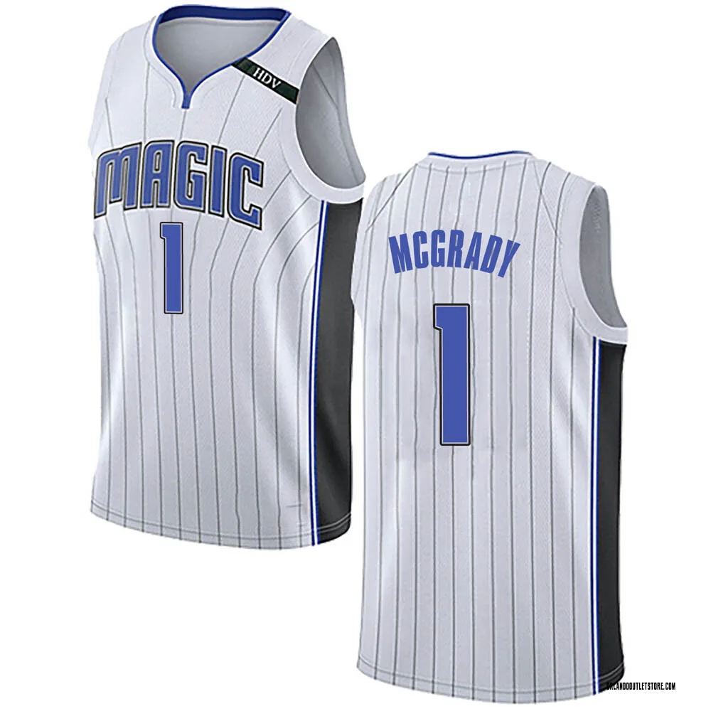 White Tracy Mcgrady Youth Swingman Orlando Magic Jersey - Association Edition
