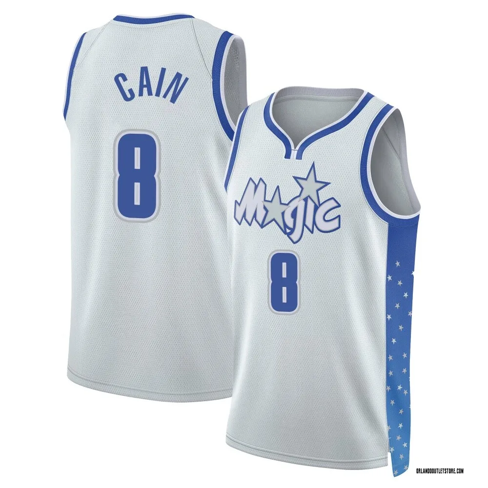 Jamal Cain Men's Swingman Orlando Magic Silver 2025/26 City Edition Jersey